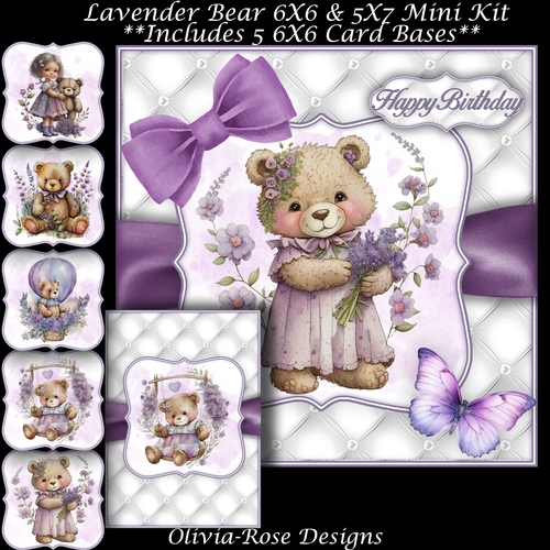 Lavender Bear Mini Kit  