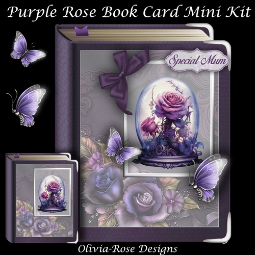 Purple Rose Book Mini Kit  