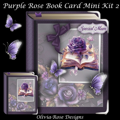 Purple Rose Book Mini Kit 2 