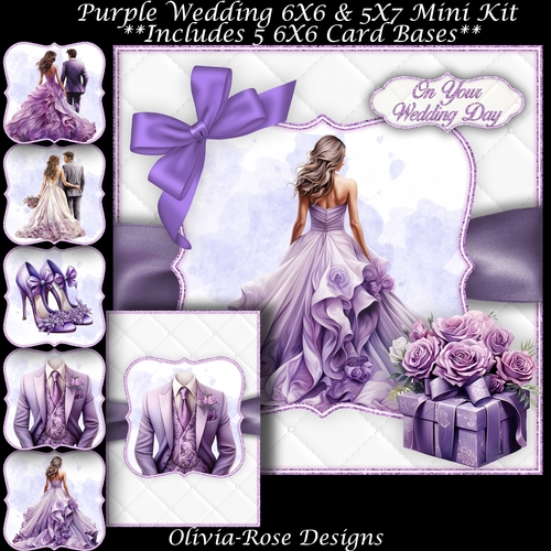 Purple Wedding Mini Kit 