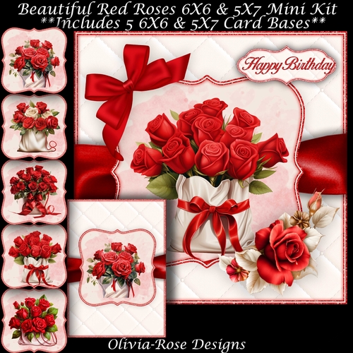Beautiful Red Roses Mini Kit 