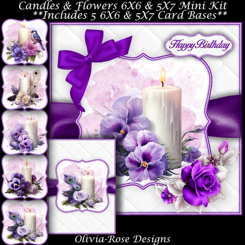 Candles & Flowers Mini Kit    