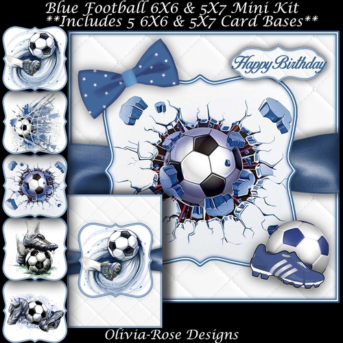 Blue Football Mini Kit    