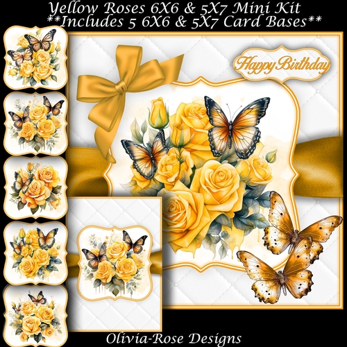 Yellow Roses Mini Kit   