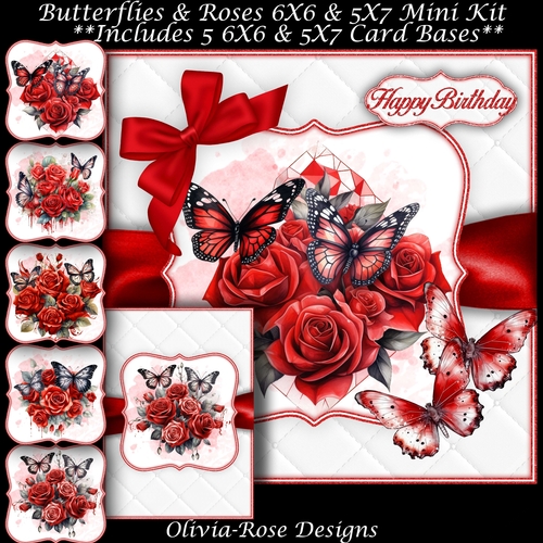 Butterflies & Roses Mini Kit   