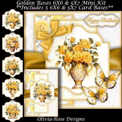 Golden Roses Mini Kit   