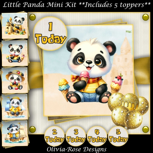 Little Panda  Mini Kit    7X7