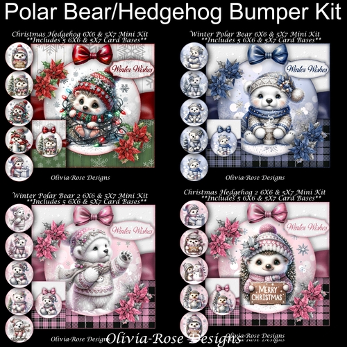Polar Bear/Hedgehog Bumper Kit    