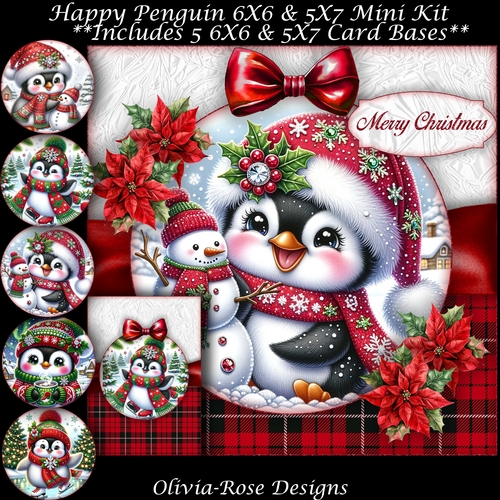 Happy Penguin  Mini Kit  