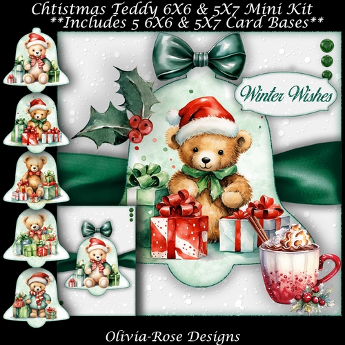 Christmas Teddy Mini Kit 