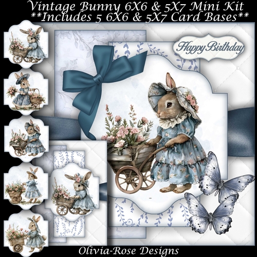 Vintage Bunny Mini Kit 