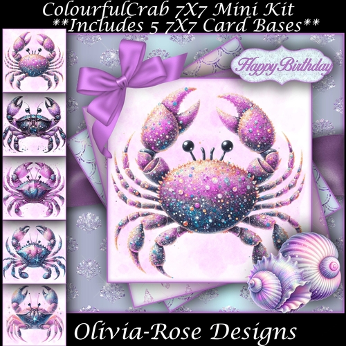 Colourful Crab Mini Kit 7X7