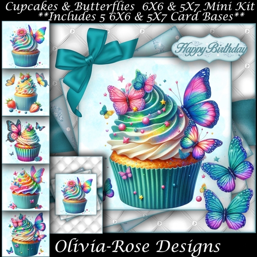 Cupcakes & Butterflies Mini Kit
