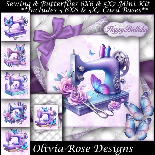 Sewing & Butterflies Mini Kit