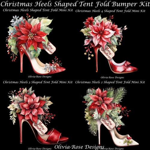 Christmas Heels Shaped Tent Fold Bumper Kit