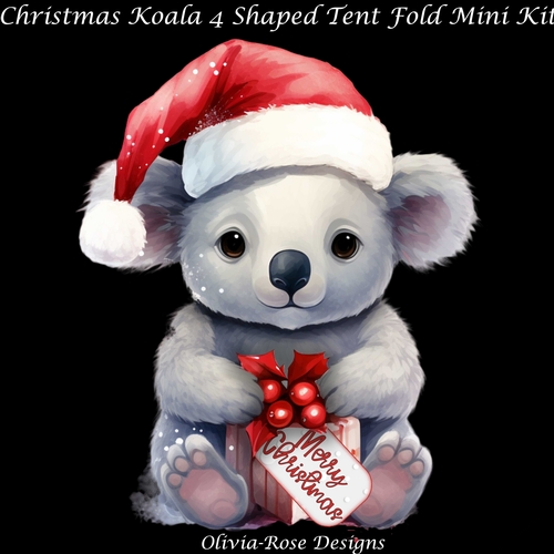 Christmas Koala 4 Shaped Tent Fold Mini Kit