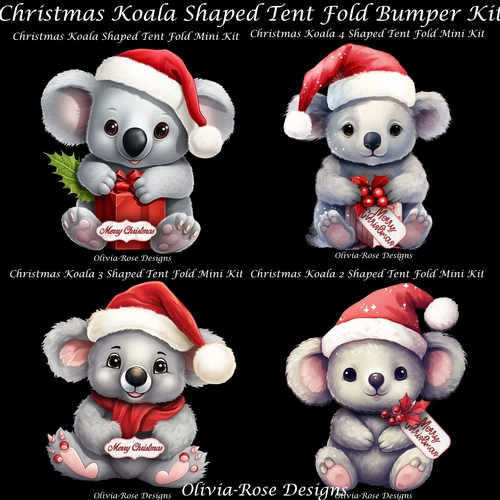 Christmas Koala  Shaped Tent Fold Bumper Kit