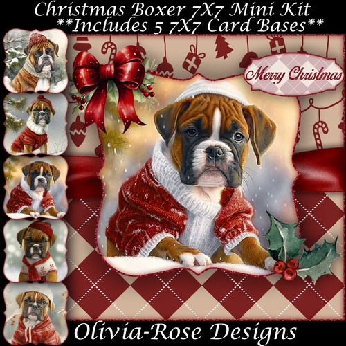 Christmas Boxer Mini Kit 7X7