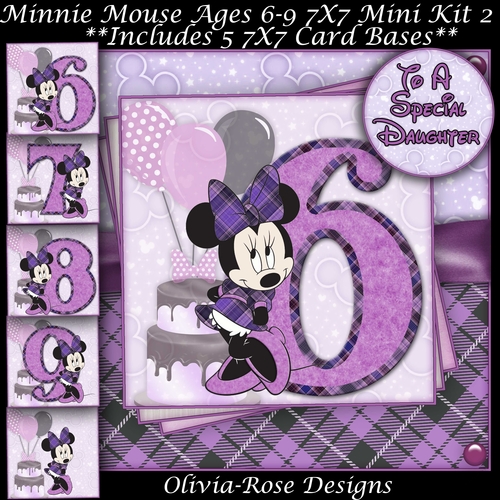 Minnie Mouse Ages 6-9 7X7 Mini Kit 2