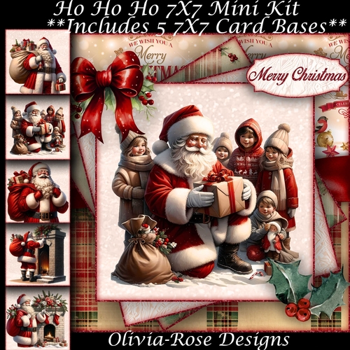 Ho Ho Ho Mini Kit 7X7