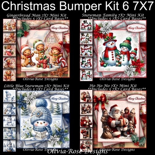 Christmas Bumper Kit 6 7X7
