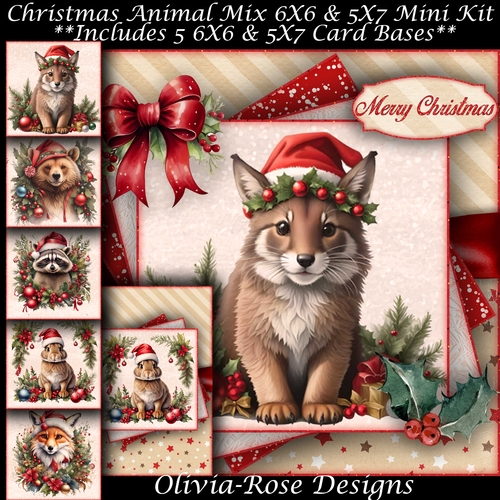 Christmas Animal Mix Mini Kit