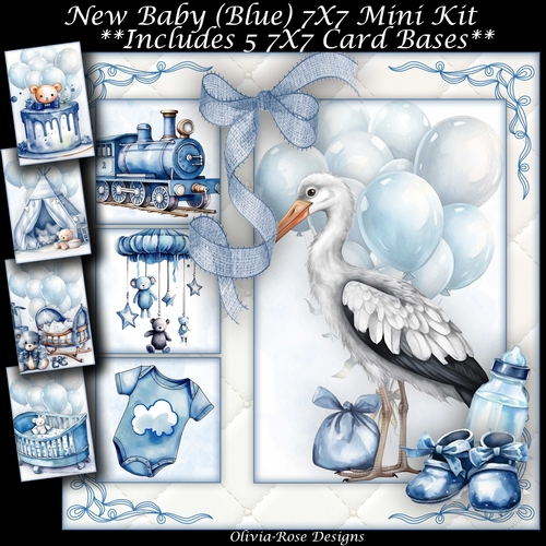 New Baby (Blue) MIni Kit 7X7