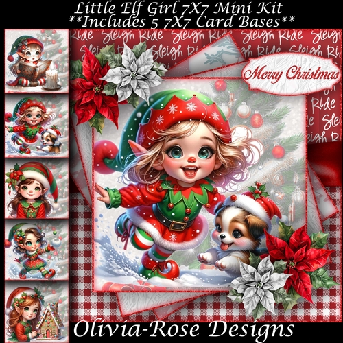 Little Elf Girl Mini Kit 7x7