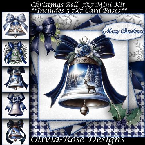 Christmas Bell Mini Kit 7X7