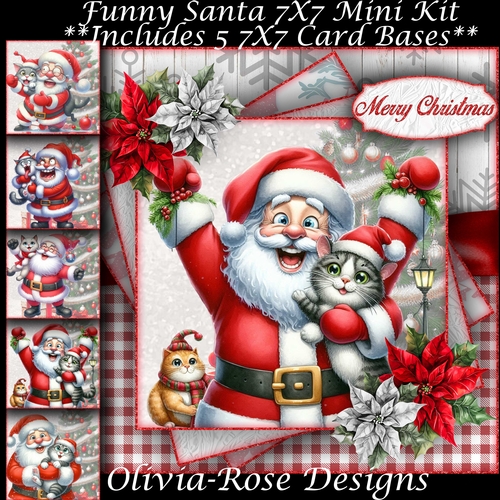 Funny Santa Mini Kit 7x7