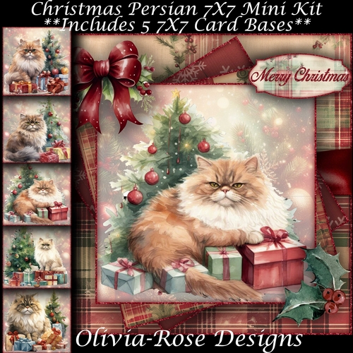 Christmas Persian Mini Kit 7X7
