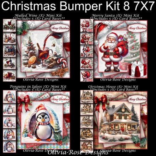 Christmas Bumper Kit 8 7X7