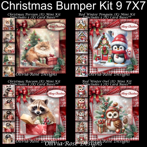 Christmas Bumper Kit 9 7X7