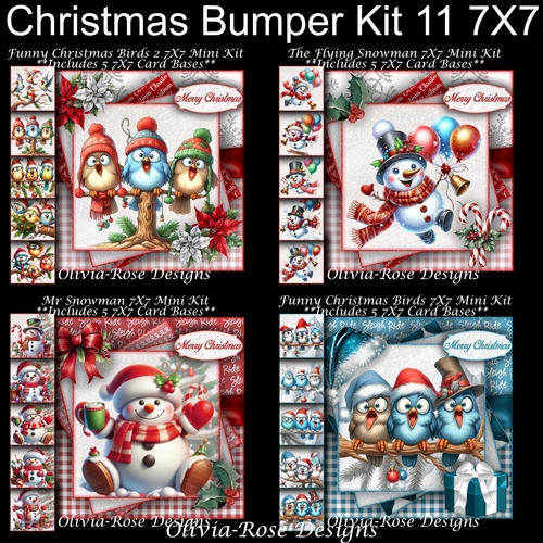 Christmas Bumper Kit 11 7X7