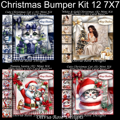 Christmas Bumper Kit 12 7X7