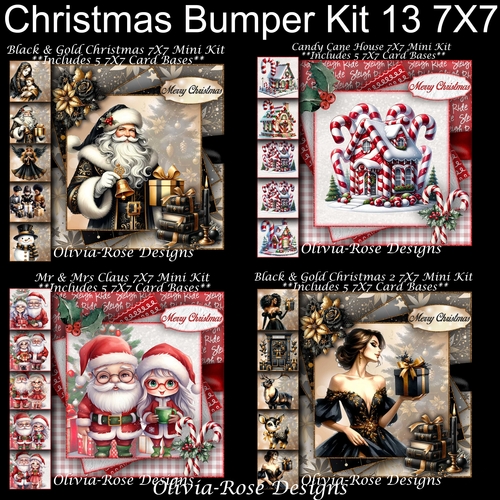 Christmas Bumper Kit 13 7X7