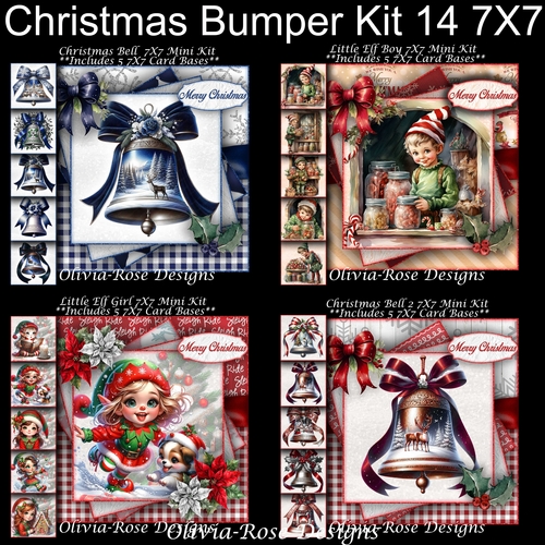Christmas Bumper Kit 14 7X7