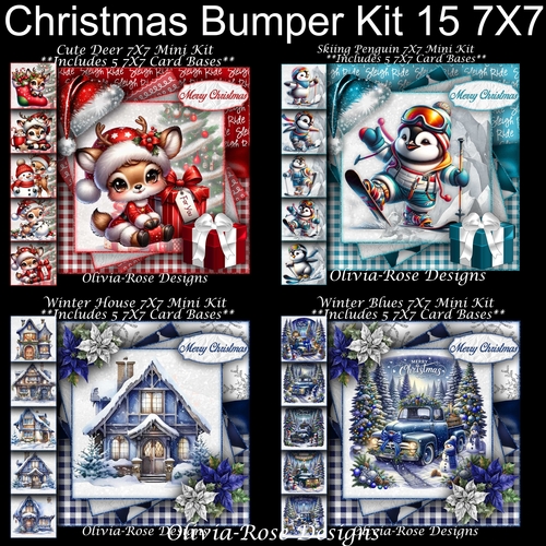 Christmas Bumper Kit 15 7X7
