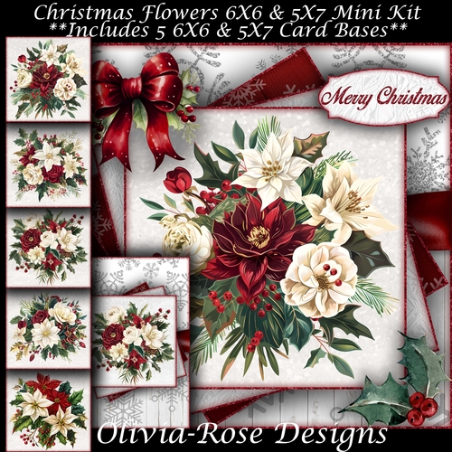 Christmas Flowers Mini Kit