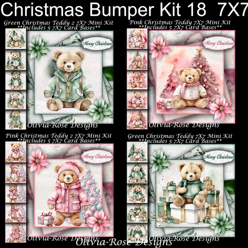 Christmas Bumper Kit 18 7X7