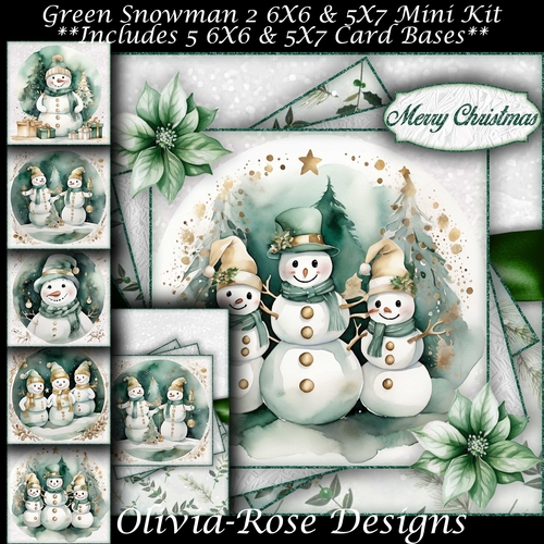 Green Snowman 2 Mini Kit 