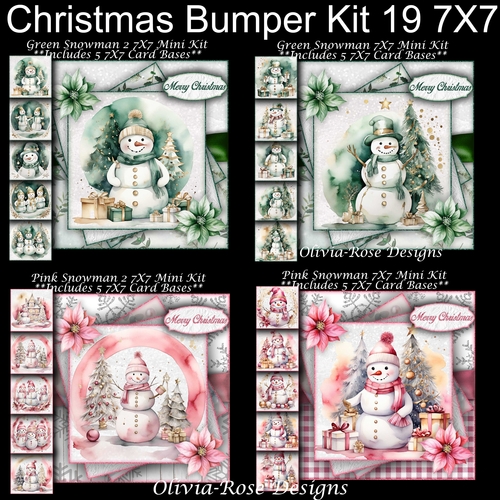Christmas Bumper Kit 19 7X7