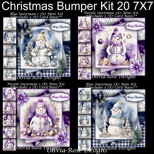 Christmas Bumper Kit 20 7X7