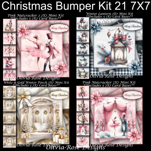 Christmas Bumper Kit 21 7X7