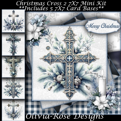 Christmas Cross 2 Mini Kit 7X7