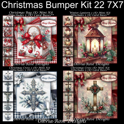 Christmas Bumper Kit 22 7X7