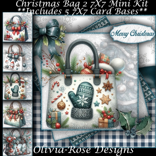 Christmas Bag 2 Mini Kit 7x7