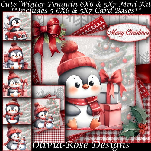 Cute Winter Penguin Mini Kit 