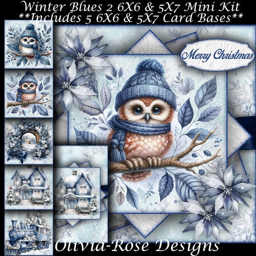 Winter Blues 2  Mini Kit 