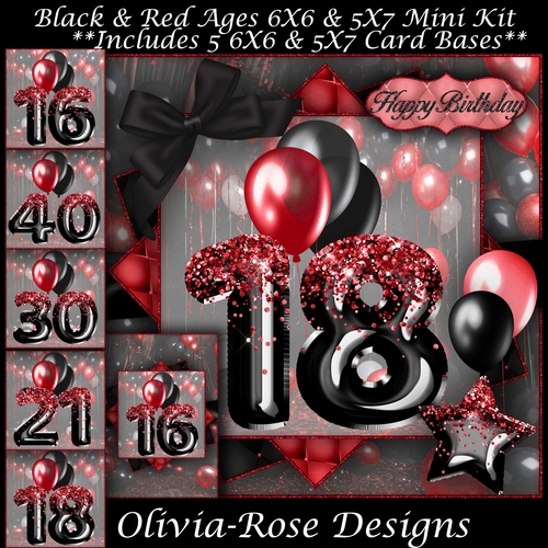 Black & Red Ages16-40 Mini Kit 